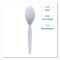 Boardwalk Mediumweight Polystyrene Teaspoons - White (100 /Box)